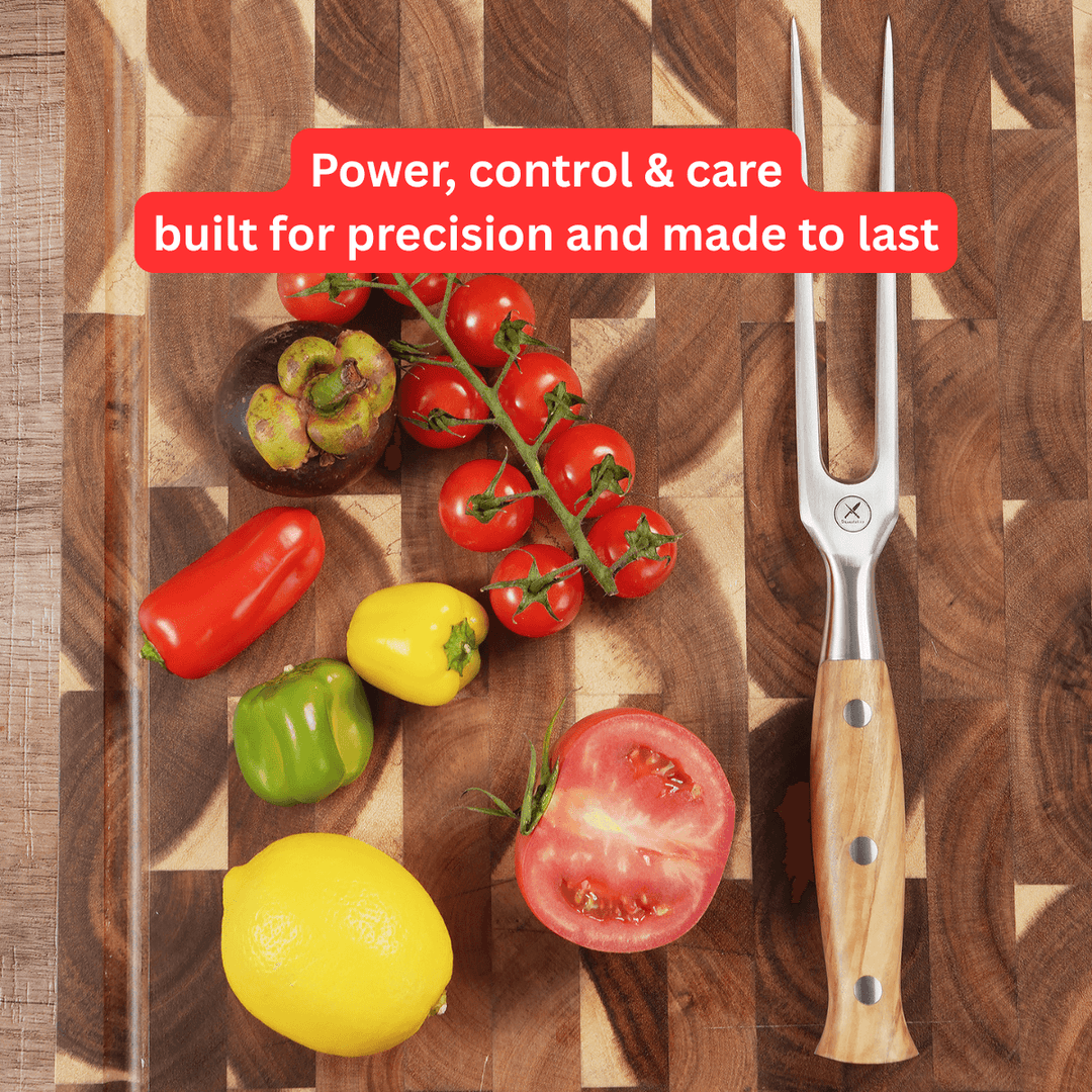 Premium Carving Fork Olive Wood