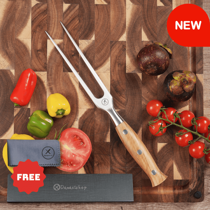 Premium Carving Fork Olive Wood