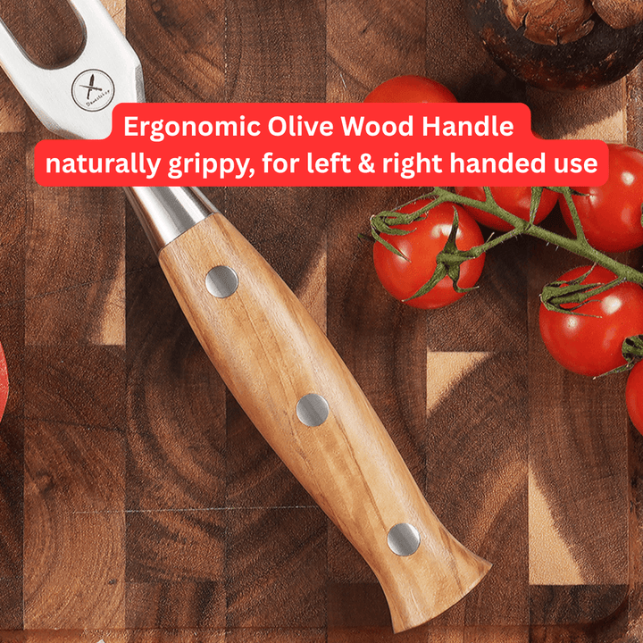 Premium Carving Fork Olive Wood