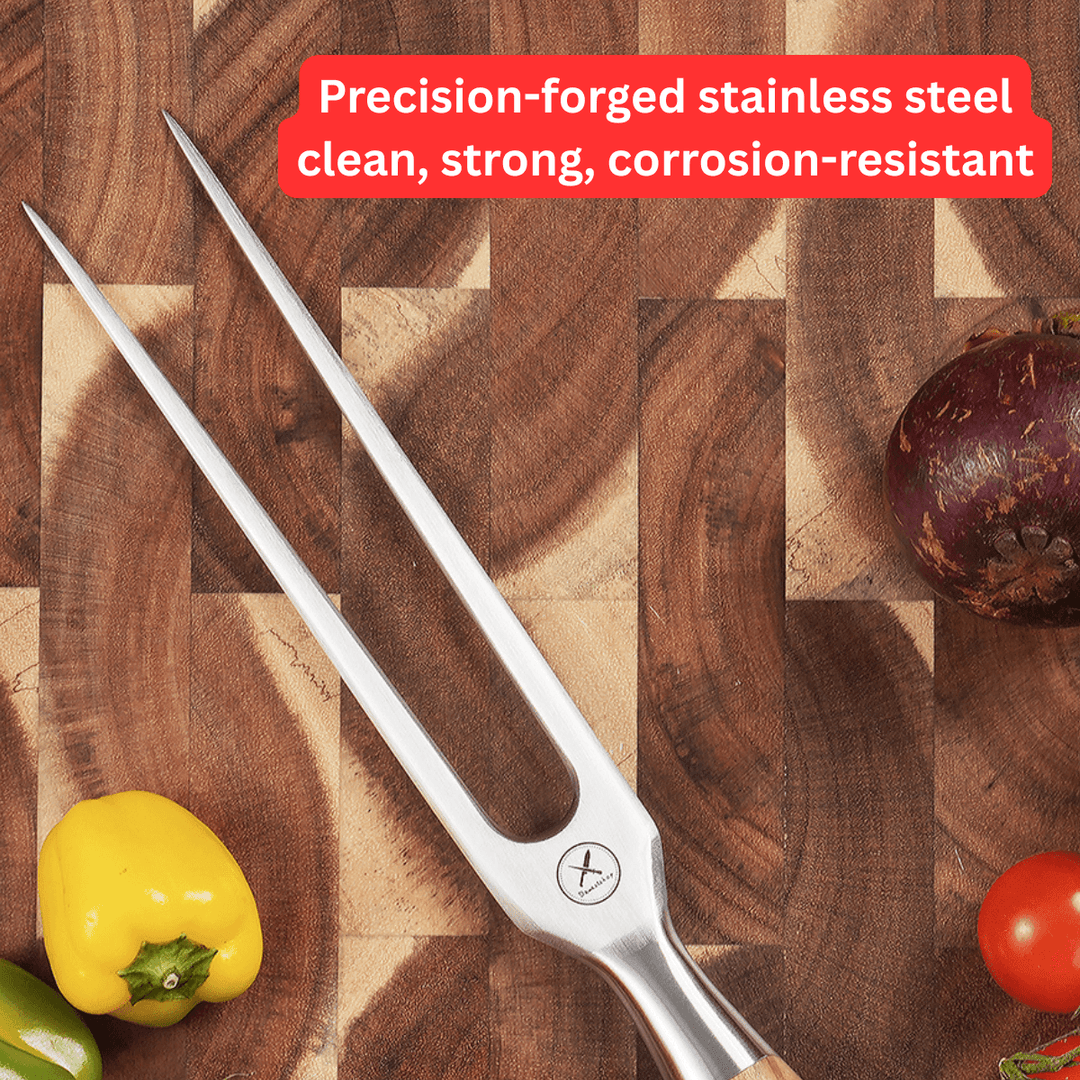 Premium Carving Fork Olive Wood